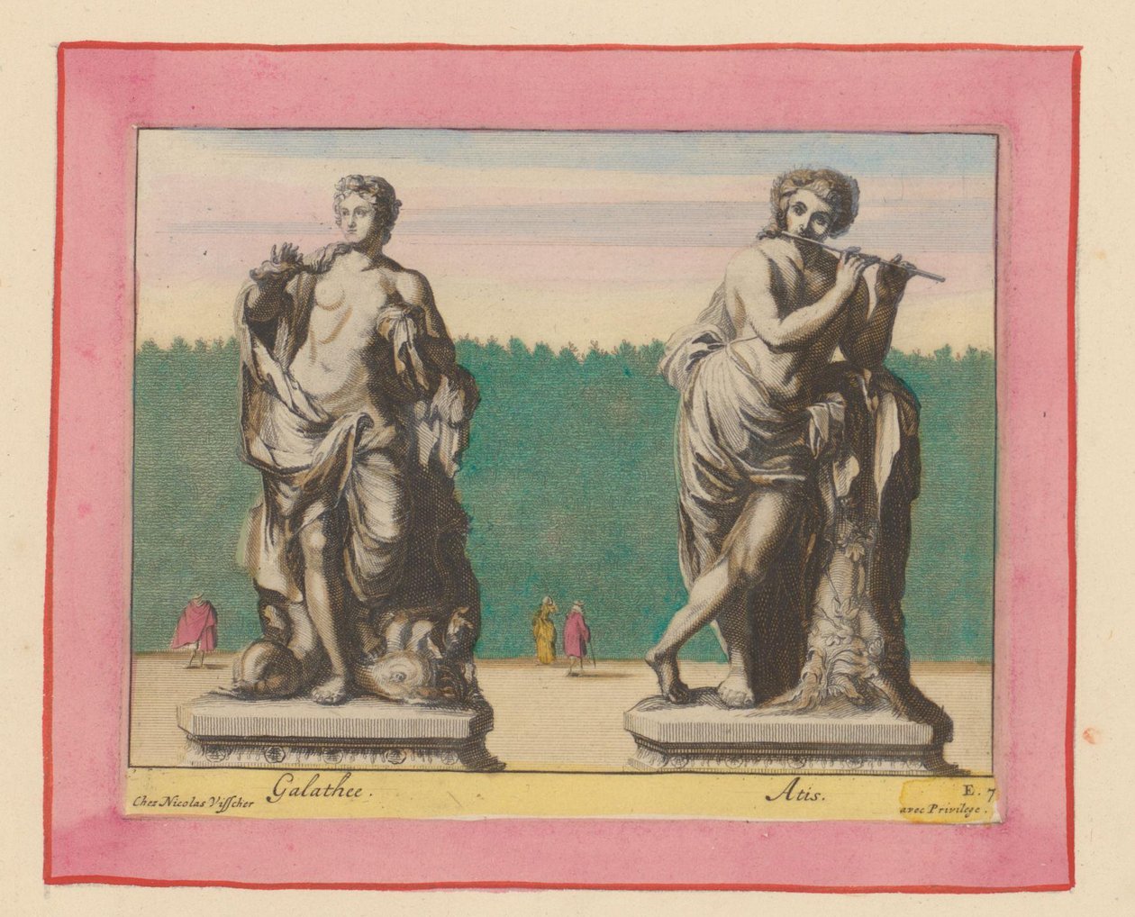 Statuen von Galatea und Acis autorstwa Willem Swidde