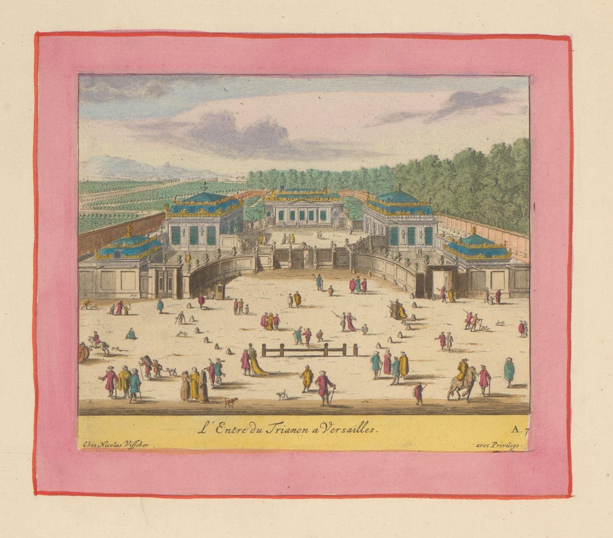 Zugang zum Grand Trianon in Versailles autorstwa Willem Swidde