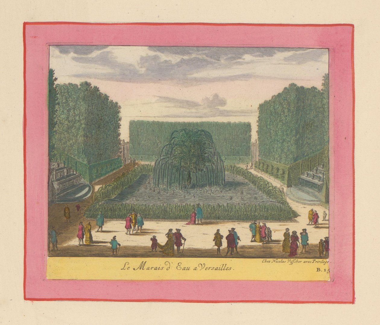 Wassermoor in den Gärten von Versailles autorstwa Willem Swidde