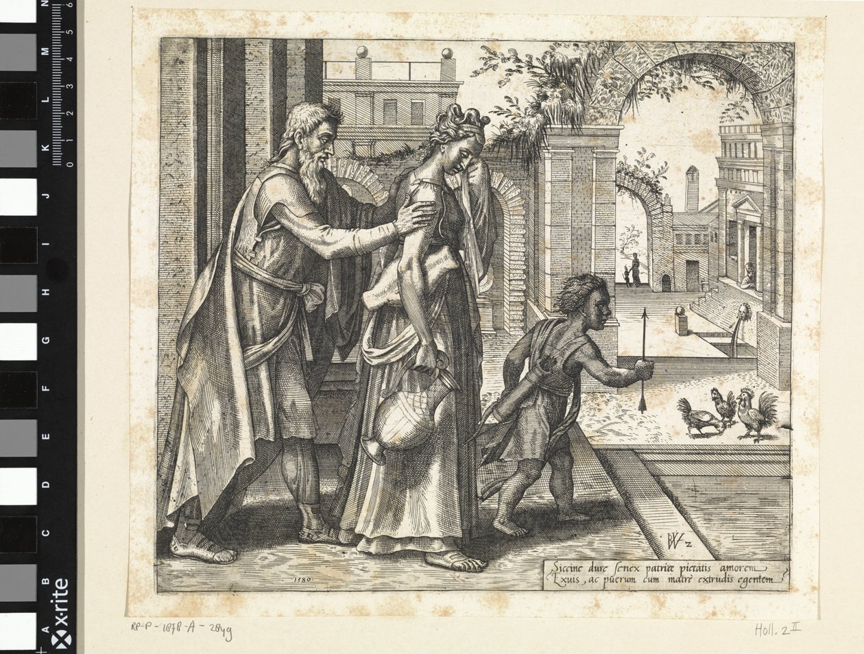 Wypędzenie Hagar i Ismaela Historia Hagar i Ismaela (tytuł serii) autorstwa Willem Thibaut