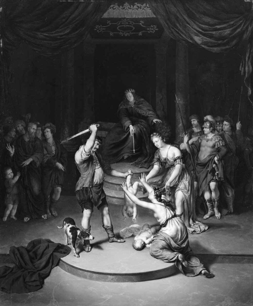 Sąd Salomona autorstwa Willem Van Mieris
