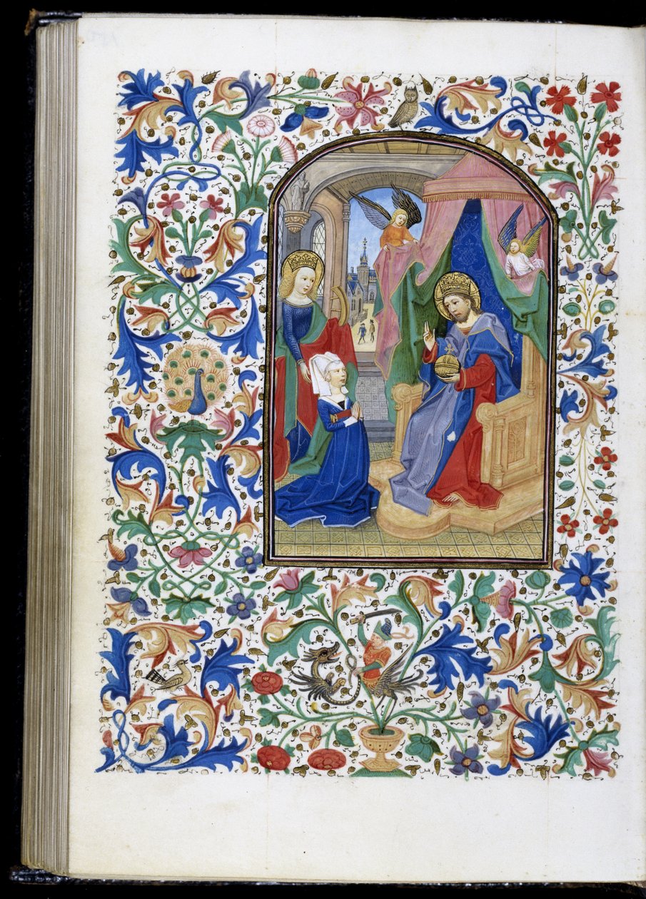 Besitzer von der heiligen Katharina Christus vorgestellt autorstwa Willem Vrelant