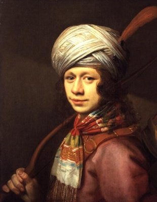 Młody łucznik (olej na panelu) autorstwa Willem Willemsz. van der Vliet