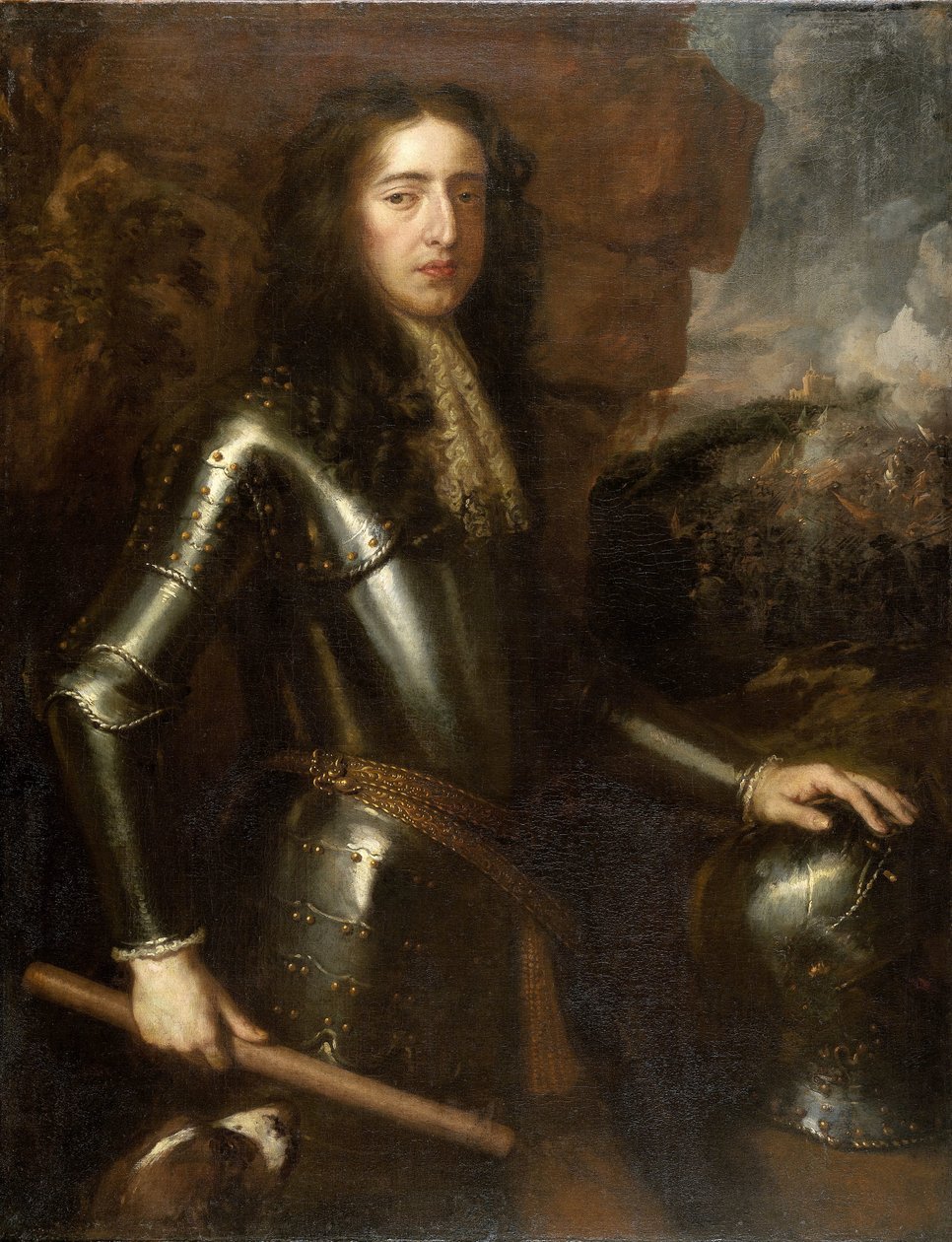 Portret Wilhelma III (1650-1702), księcia Orange autorstwa Willem Wissing (manner of)