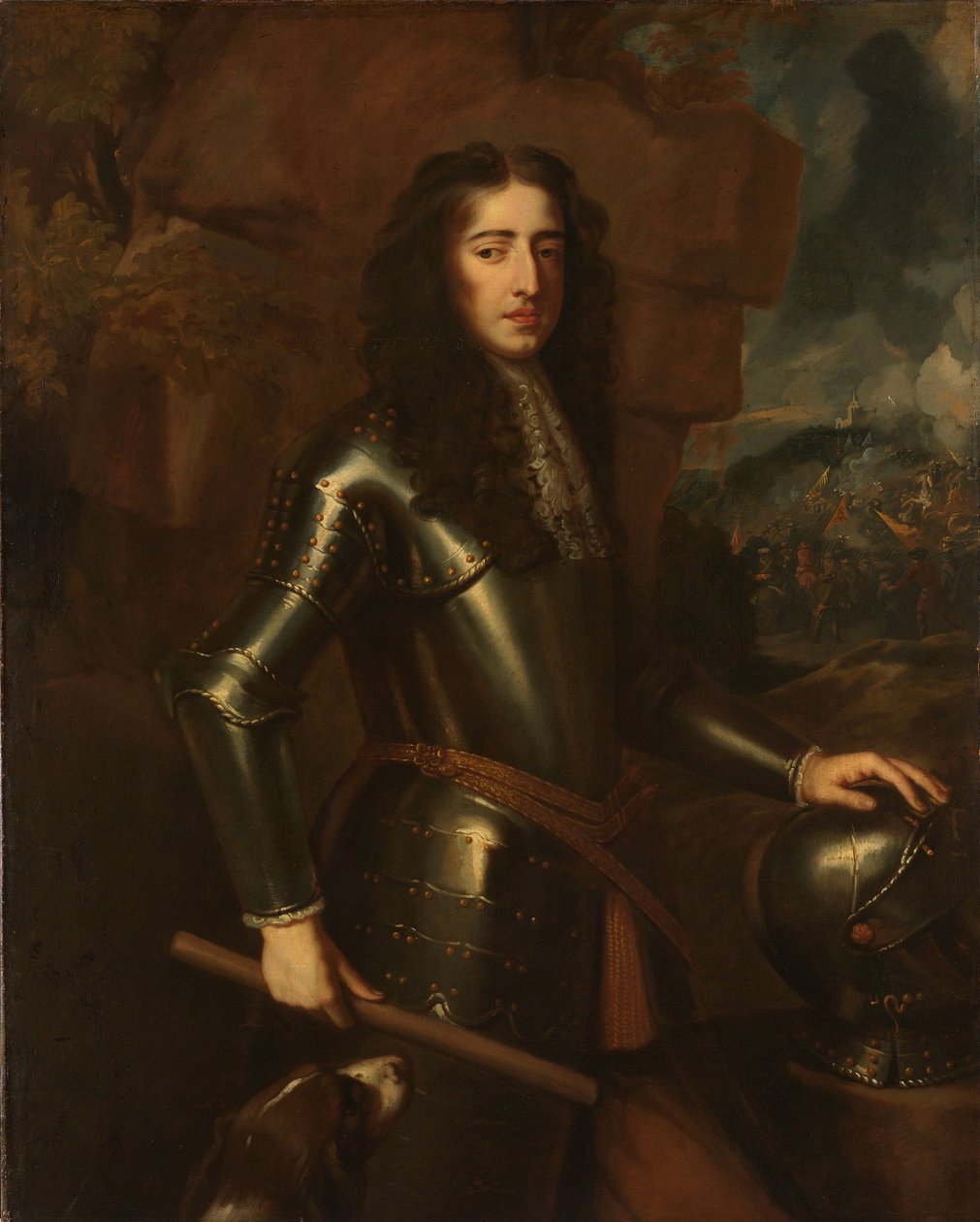 Portret Wilhelma III (1650-1702), księcia Orange autorstwa Willem Wissing (manner of)
