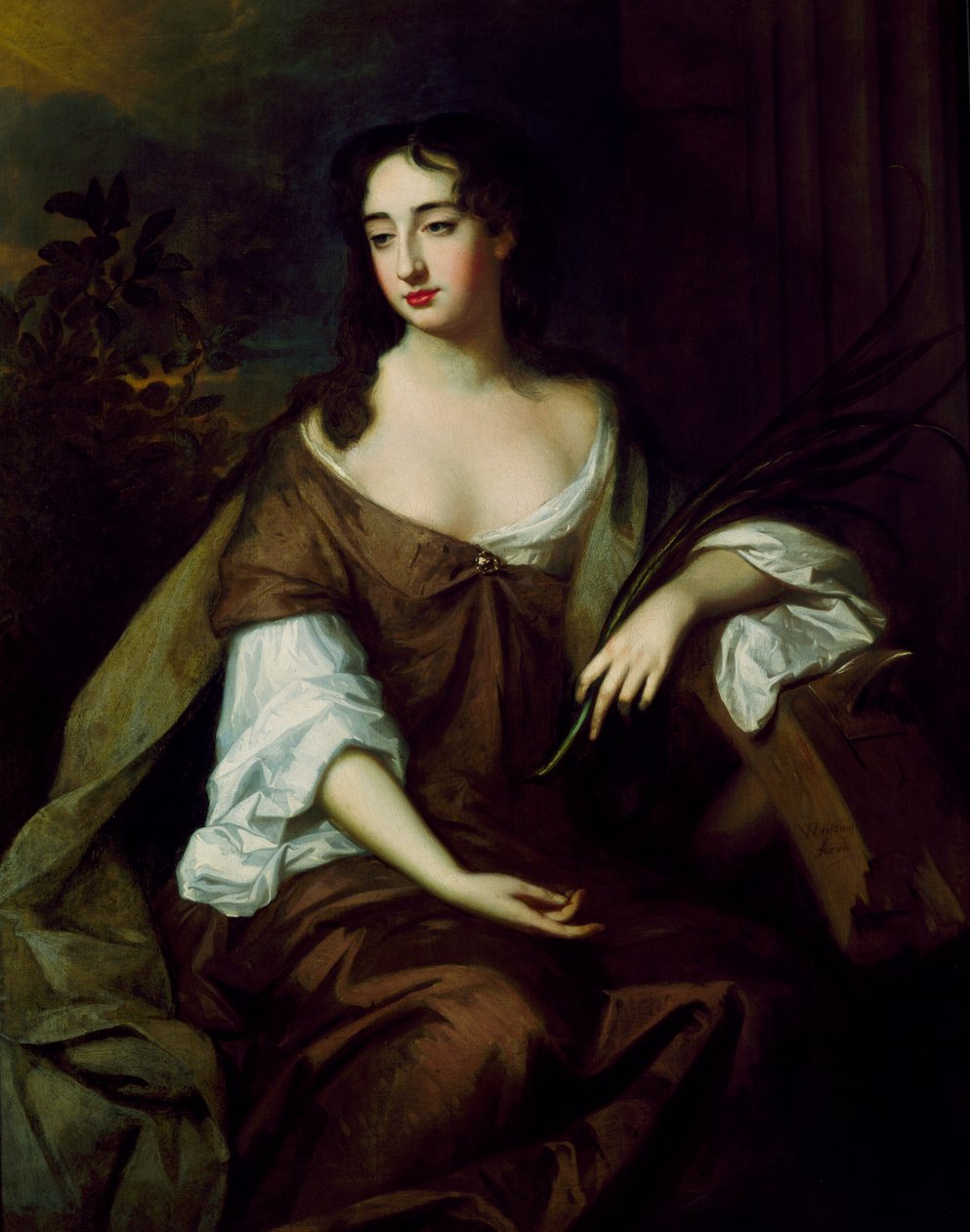 „Dama jako św. Katarzyna”, XVII w. autorstwa Willem Wissing