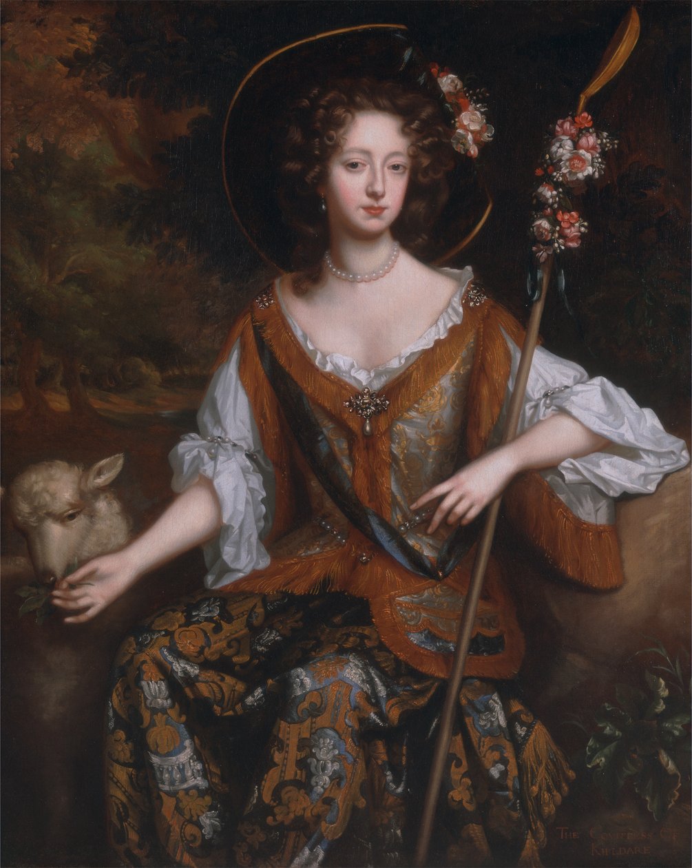 Elizabeth Jones, hrabina Kildare autorstwa Willem Wissing