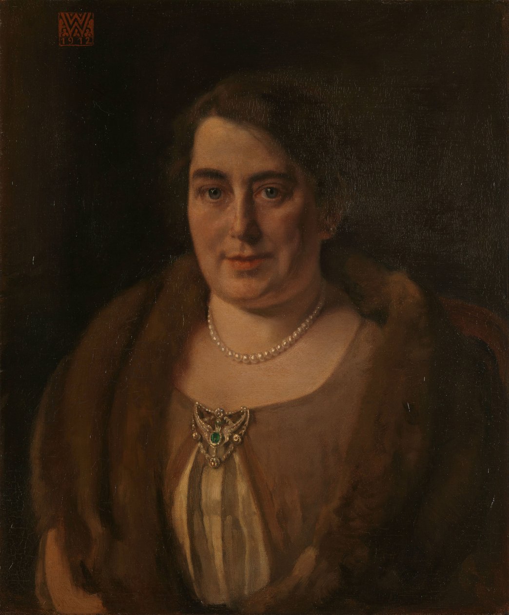 Adèle van Meekren, druga żona Andriesa van Wezel autorstwa Willem Arnoldus Witsen