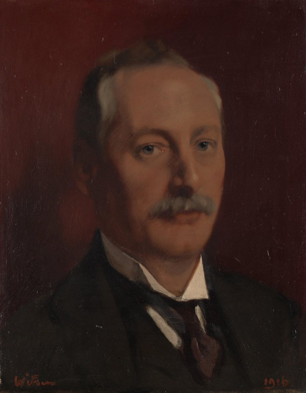 Alfred Gideon Boissevain (1870-1922), dyrektor i redaktor naczelny Algemeen Handelsblad autorstwa Willem Witsen