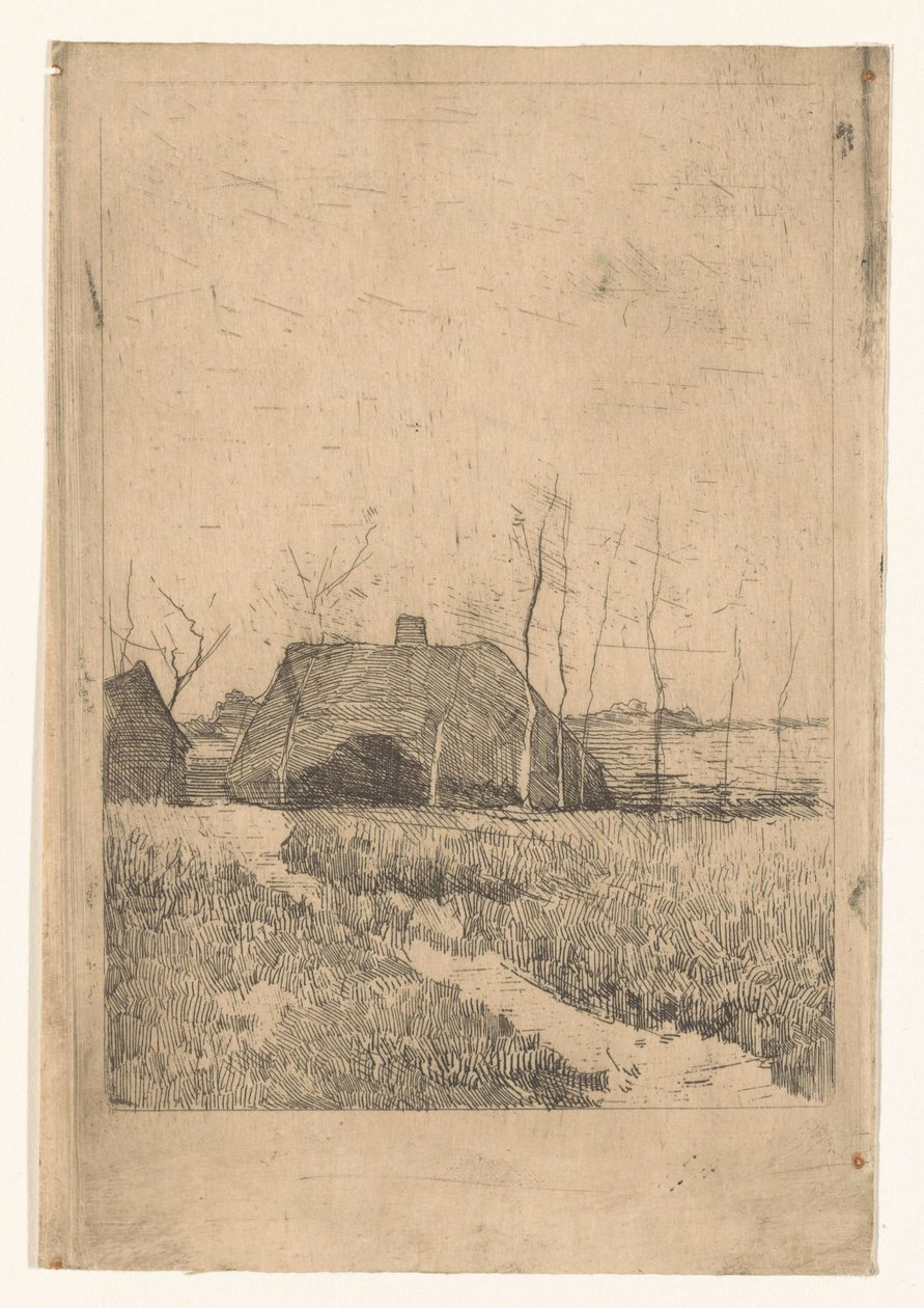 Farma w nocy autorstwa Willem Arnoldus Witsen
