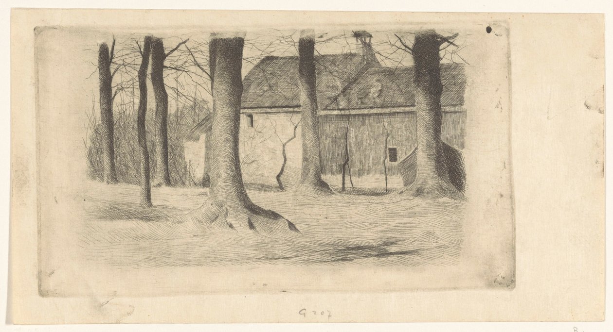 Drzewa w domu autorstwa Willem Arnoldus Witsen