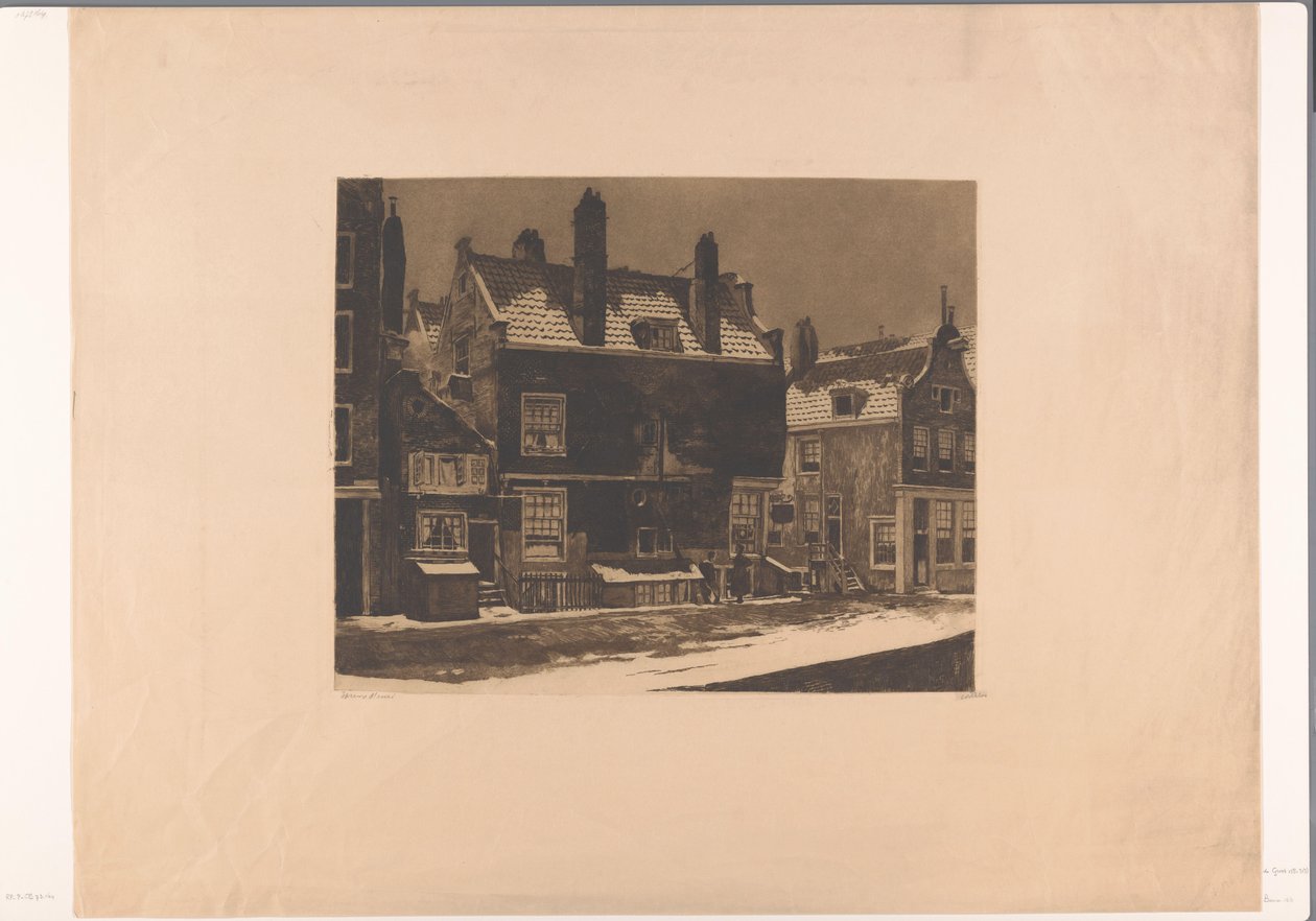 Krom Boomsloot, Amsterdam autorstwa Willem Arnoldus Witsen