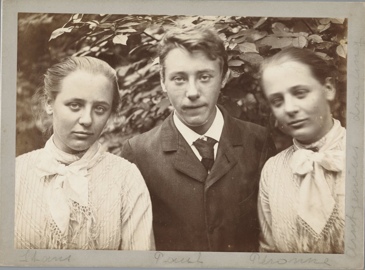 Trojaczki Stans, Paul i Peronne Arntzenius autorstwa Willem Witsen