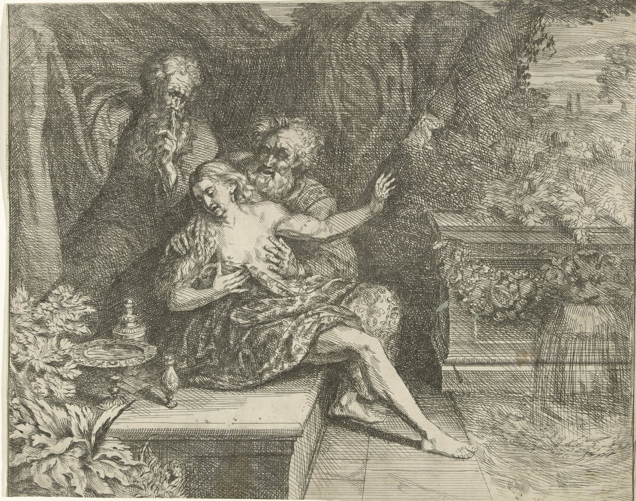 Zuzanna i Starsi autorstwa Willem de Ryck