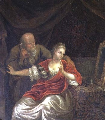 Oferta odrzucona autorstwa Willem van (after) Mieris