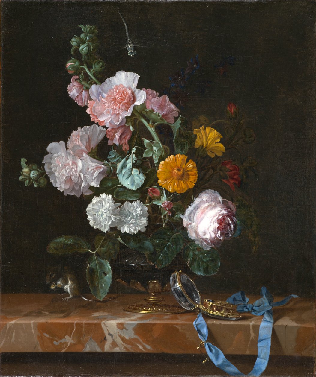 Kwiat Vanitas Martwa natura, ok. 1656-1657 (olej na płótnie) autorstwa Willem van Aelst