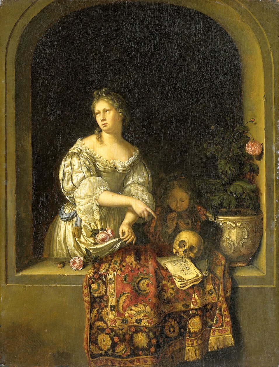 Alegoria przemijania autorstwa Willem van Mieris (attributed to)