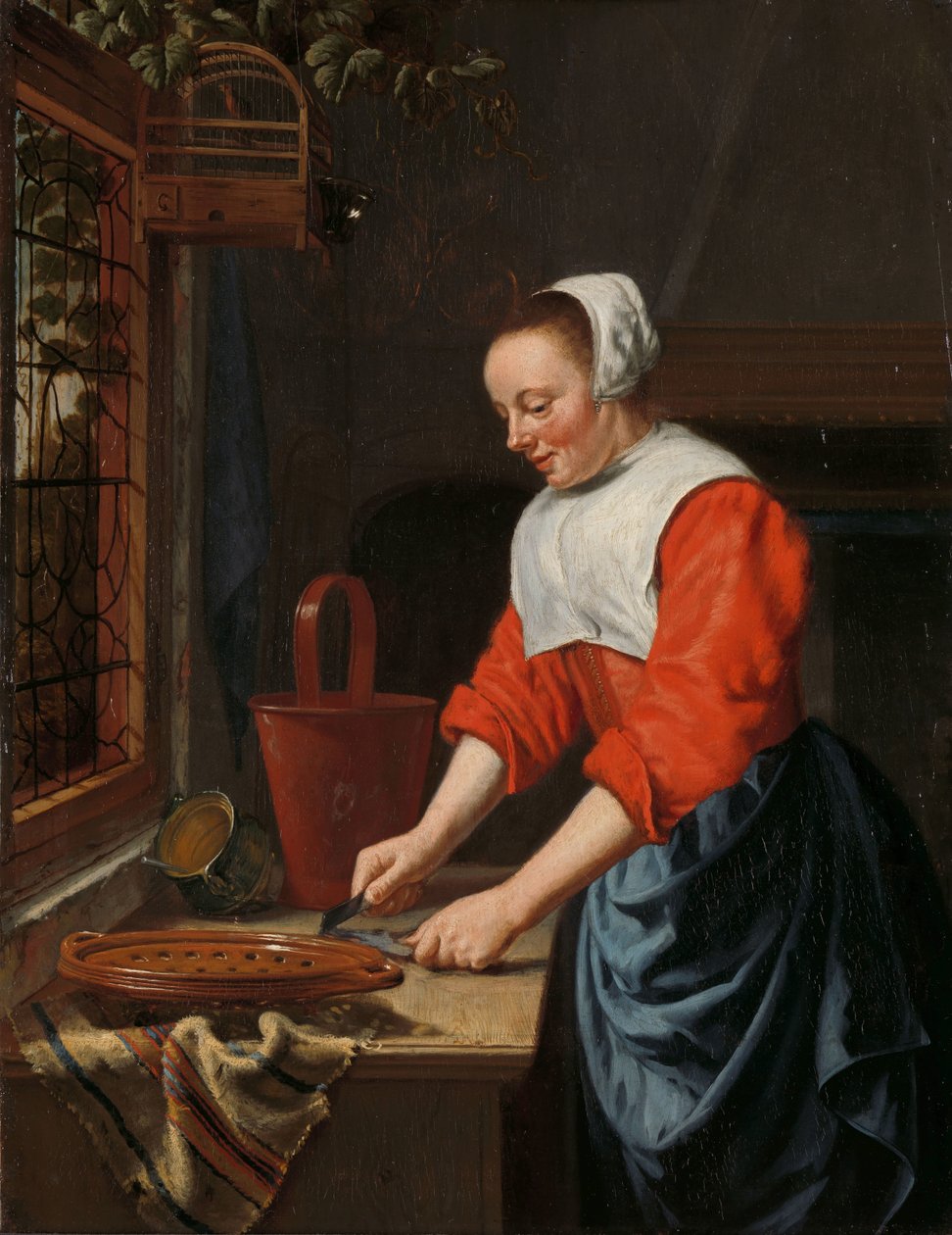 Służąca dziewczyna autorstwa Willem van Odekercken (attributed to)