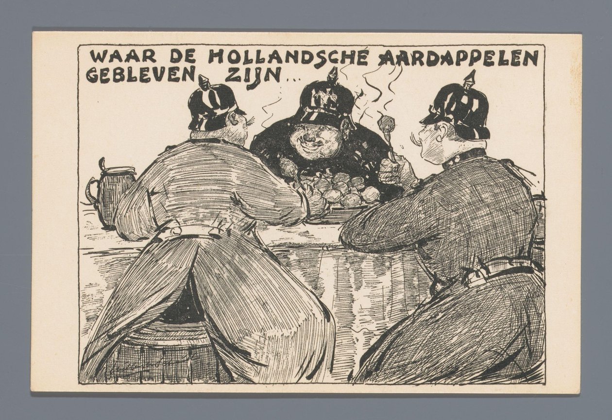 Gdzie się podziały holenderskie ziemniaki... (tytuł na obiekcie) autorstwa Willem van Schaik
