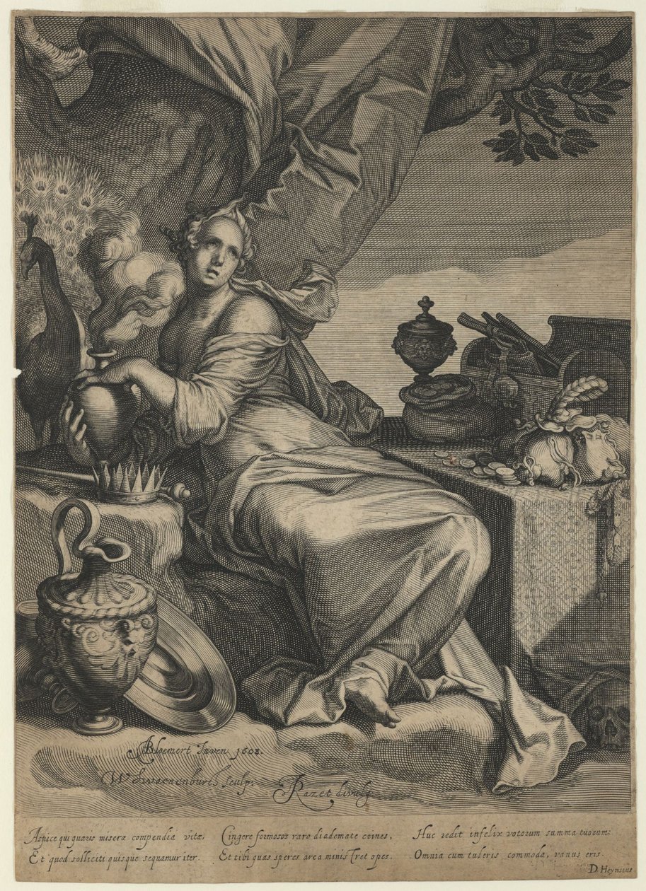 Alegoria próżności i przemijalności dóbr doczesnych, 1608 autorstwa Willem van Swanenburgh