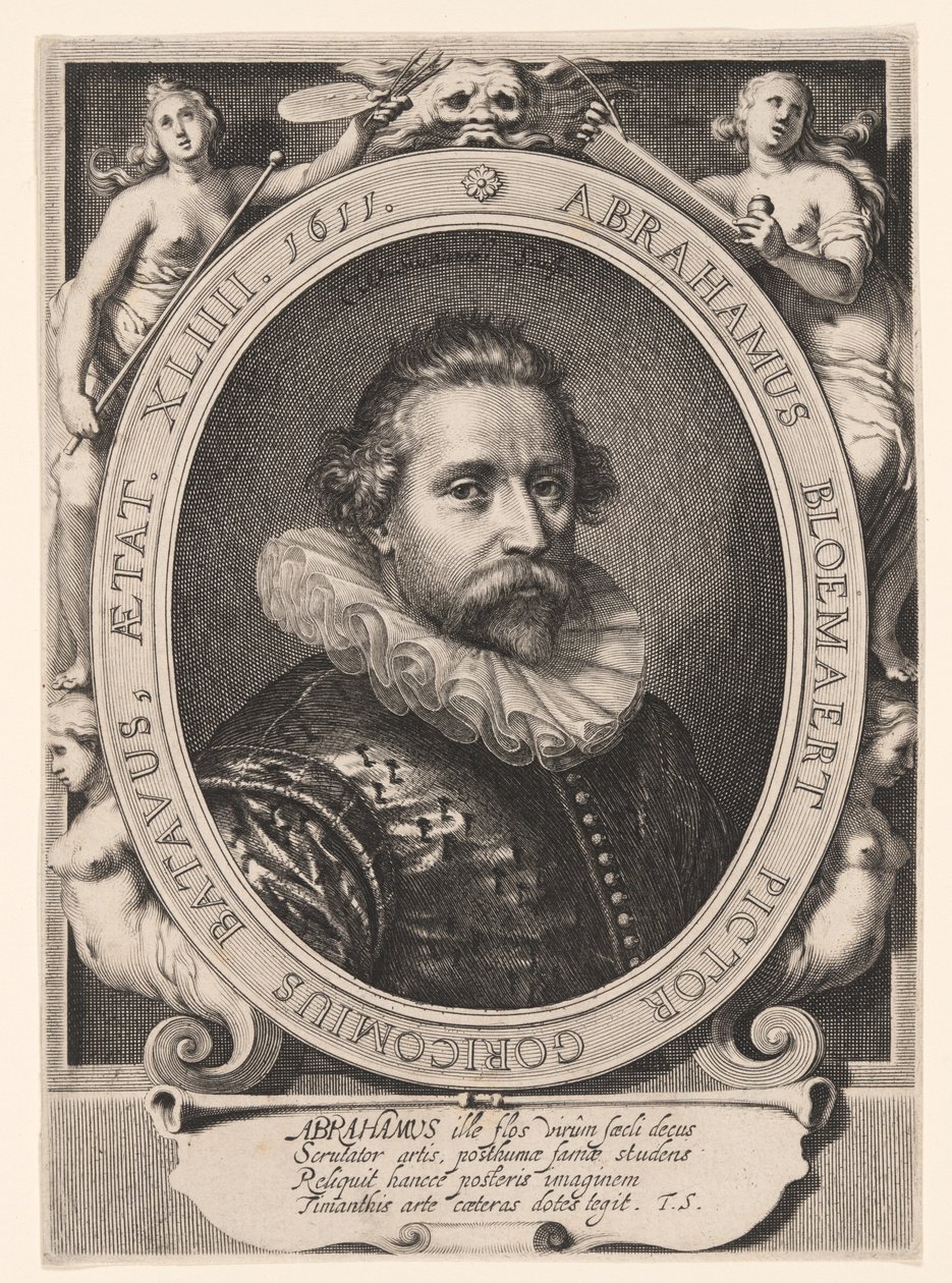Portret Abrahama Bloemaerta autorstwa Willem van Swanenburgh