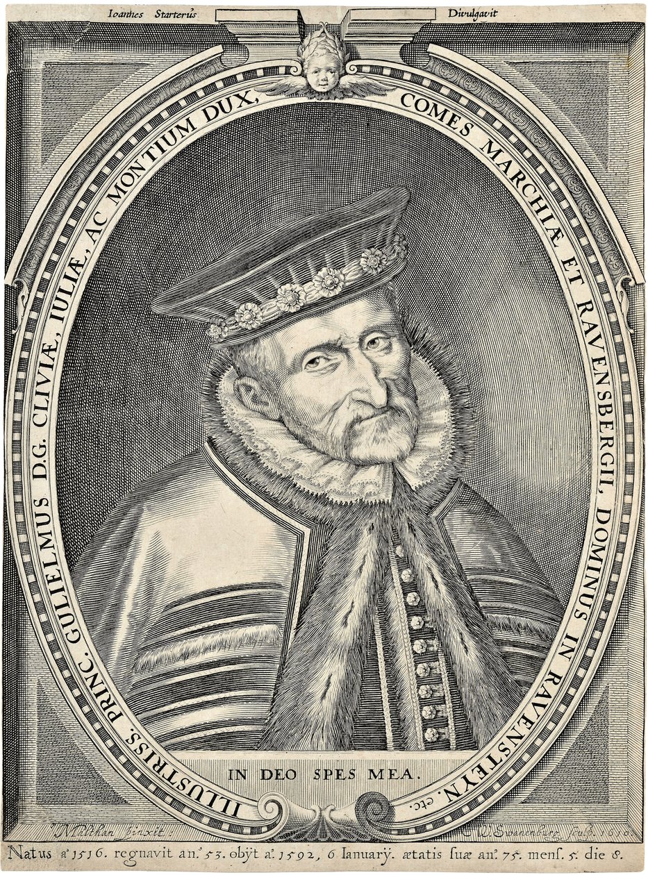 Portret księcia Wilhelma Jülich-Cleves-Berg 1516-1592, 1610 autorstwa Willem van Swanenburgh