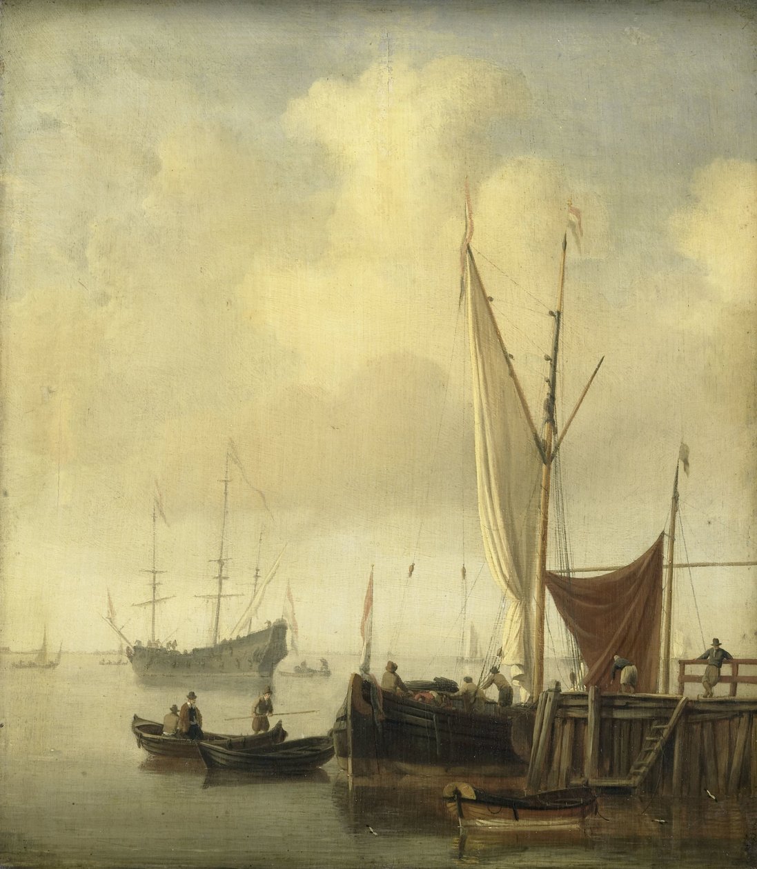 Port autorstwa Willem van de Velde (II)