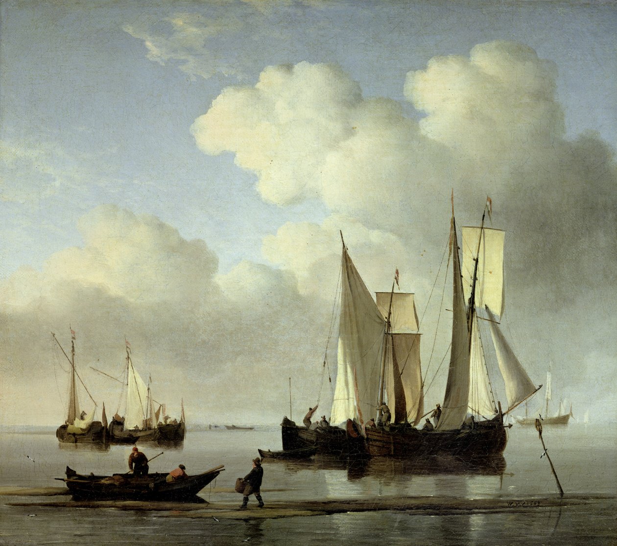 Nieznany obraz autorstwa Willem van de Velde