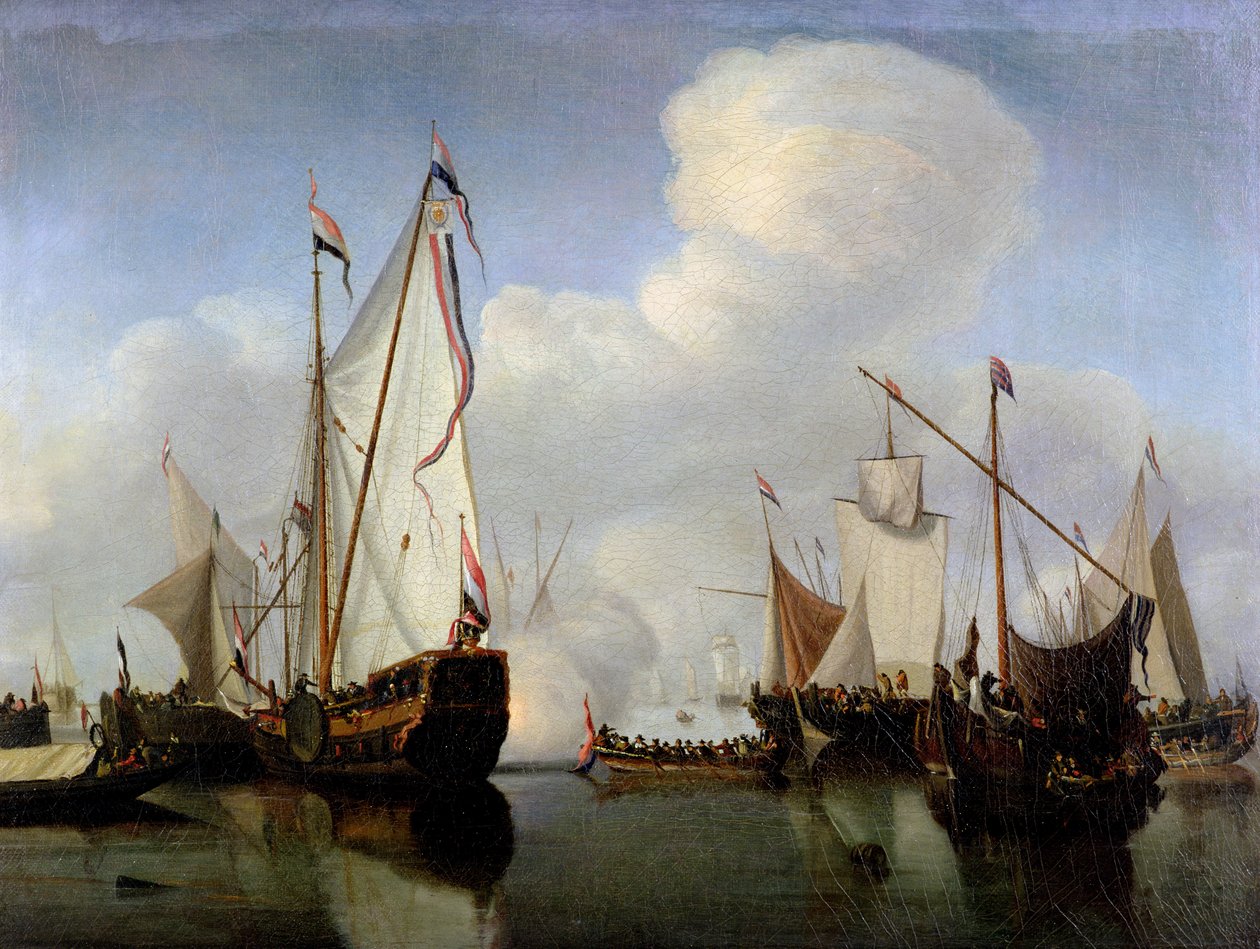Nieznany obraz autorstwa Willem van de Velde