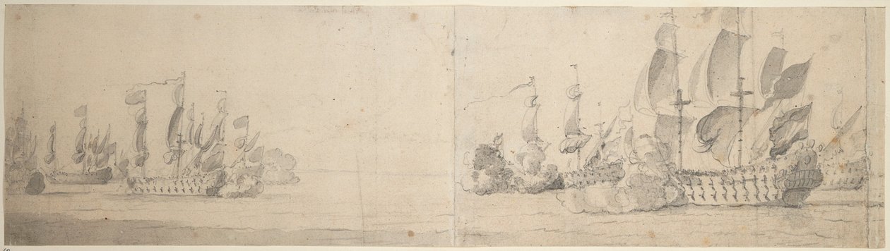 Działanie Beach i van Ghenta autorstwa Willem van de the Elder Velde