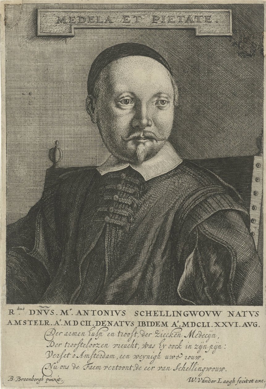 Portret Antoniusa Schellingwou autorstwa Willem van der Laegh