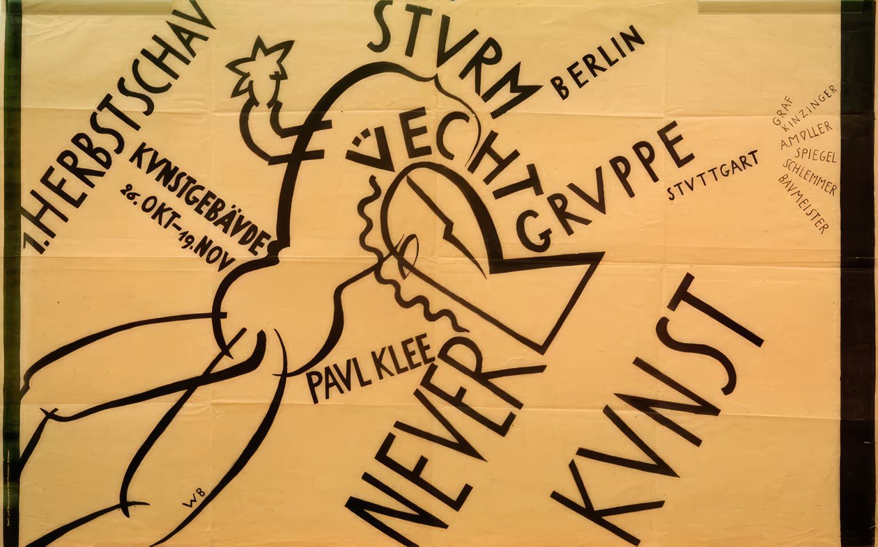 1. Jesienna wystawa nowej sztuki autorstwa Willi Baumeister