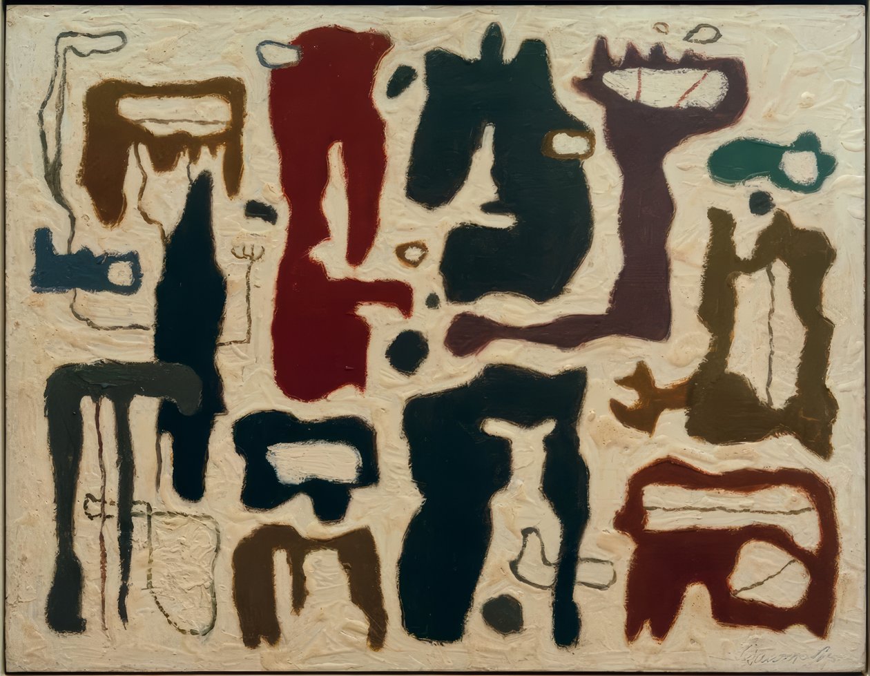 Opowieść afrykańska autorstwa Willi Baumeister