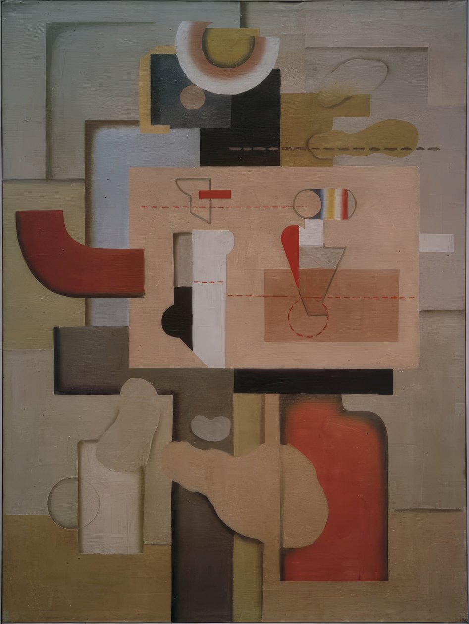 Zdjęcie z pracowni I autorstwa Willi Baumeister