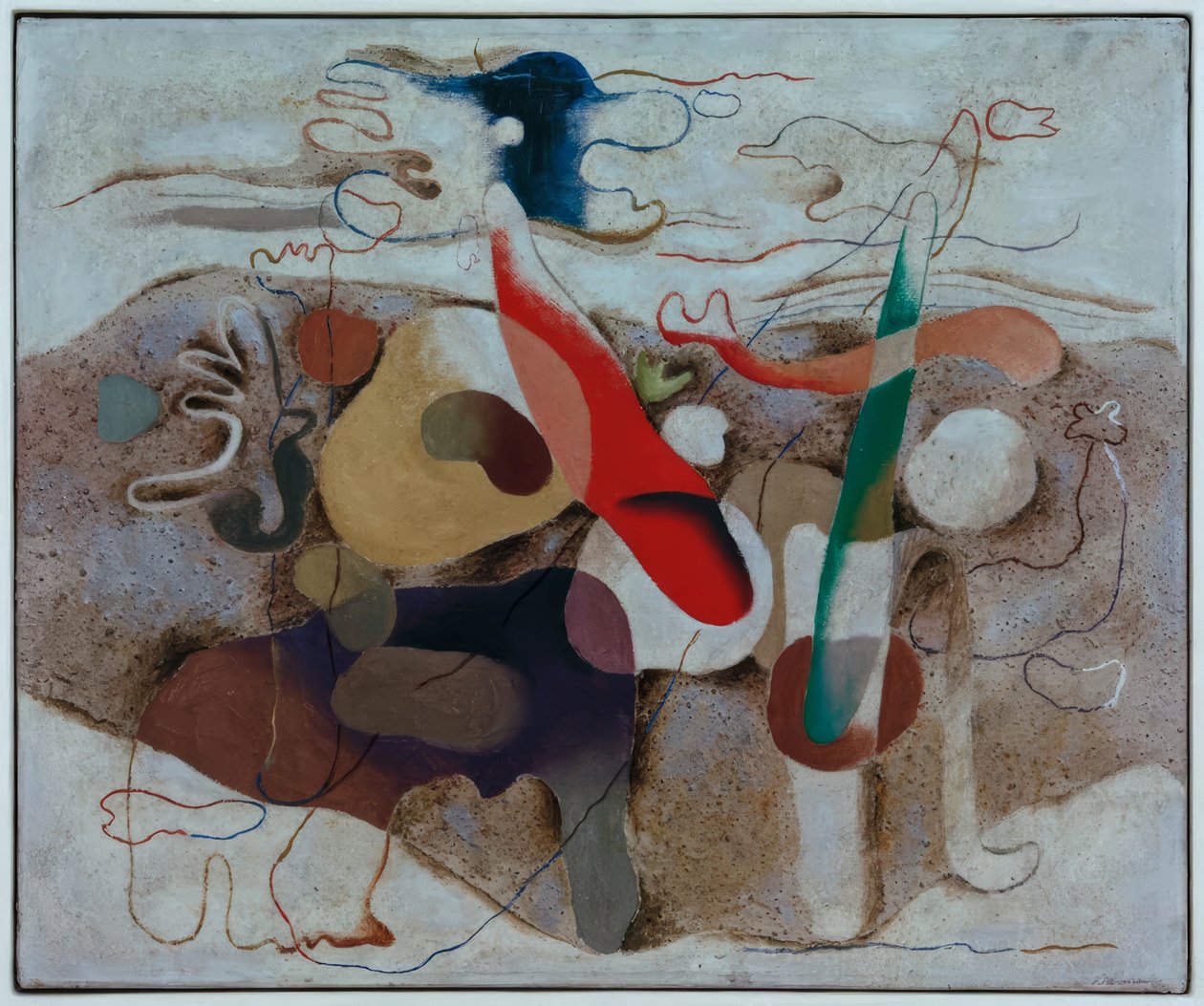 Eidos z krajobrazem autorstwa Willi Baumeister