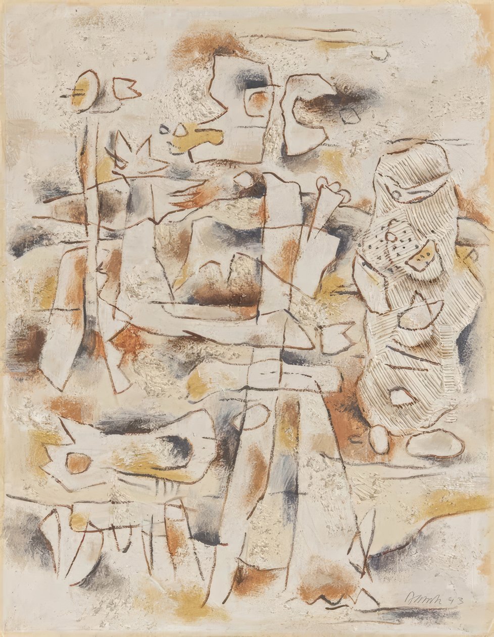 Skalisty krajobraz autorstwa Willi Baumeister