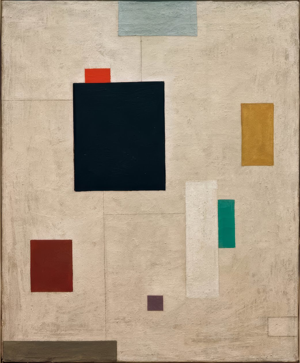 Figurka z czarnym polem autorstwa Willi Baumeister