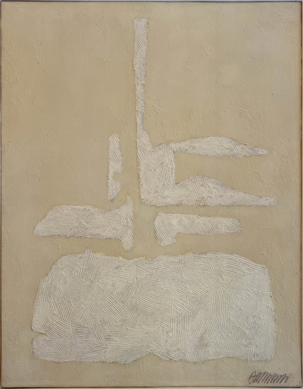 Hani-i-biały z grzebieniem autorstwa Willi Baumeister