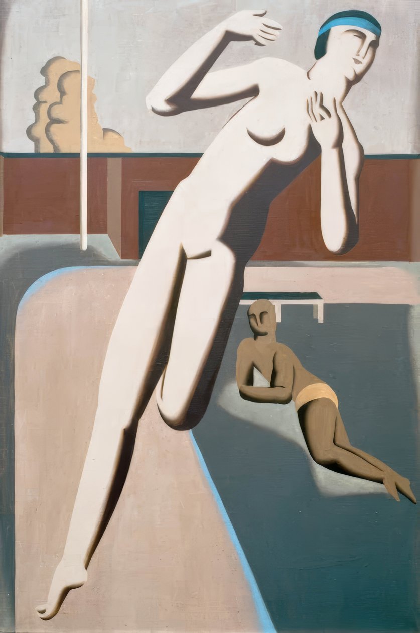 Biegaczka II autorstwa Willi Baumeister