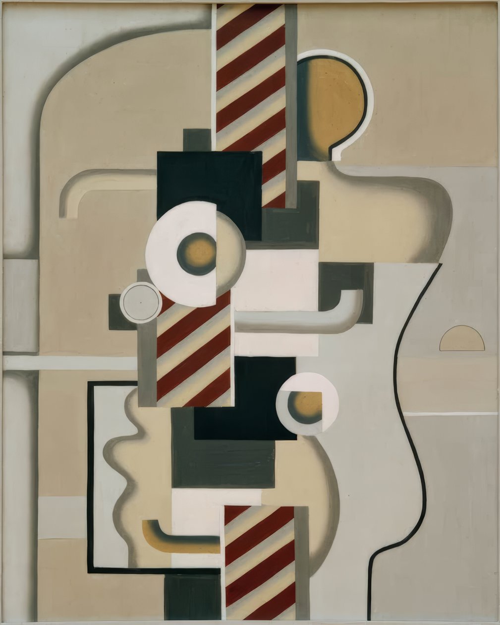 człowiek-maszyna autorstwa Willi Baumeister