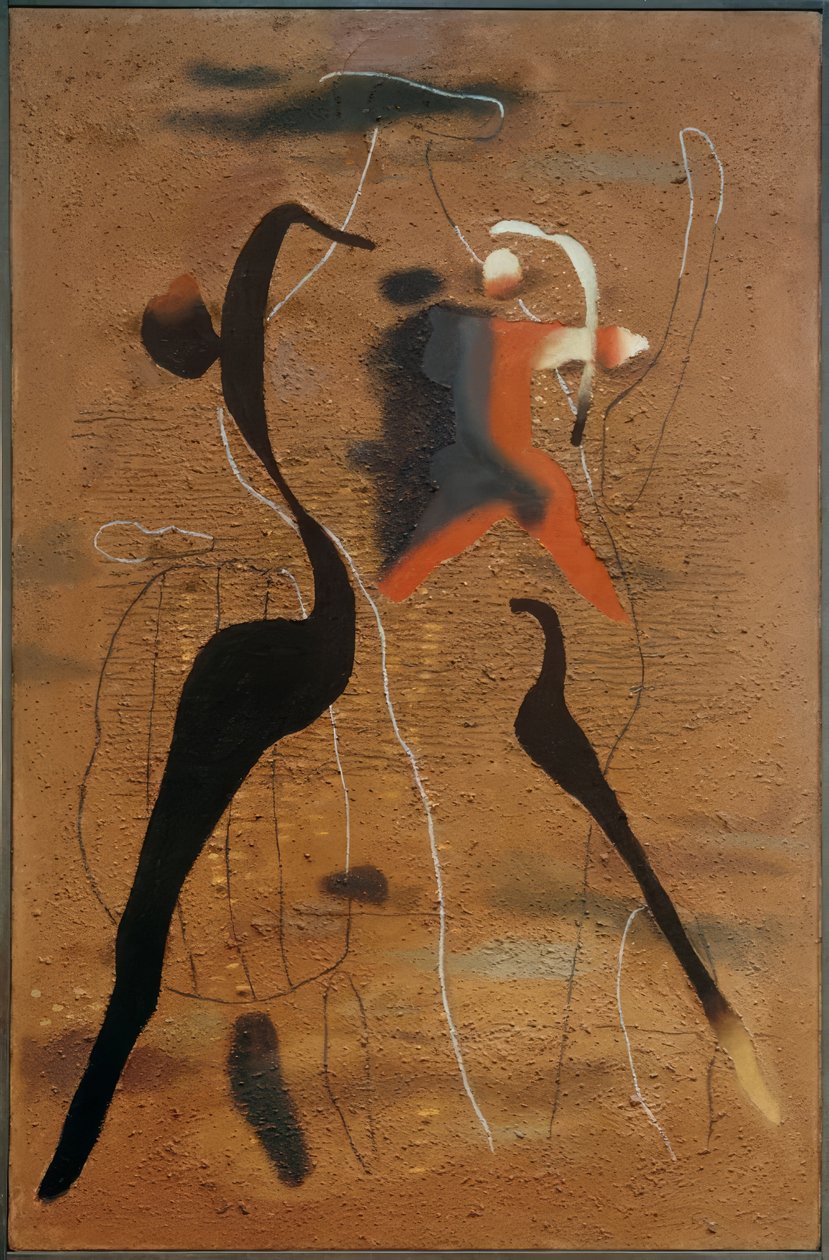 Krocząca postać autorstwa Willi Baumeister