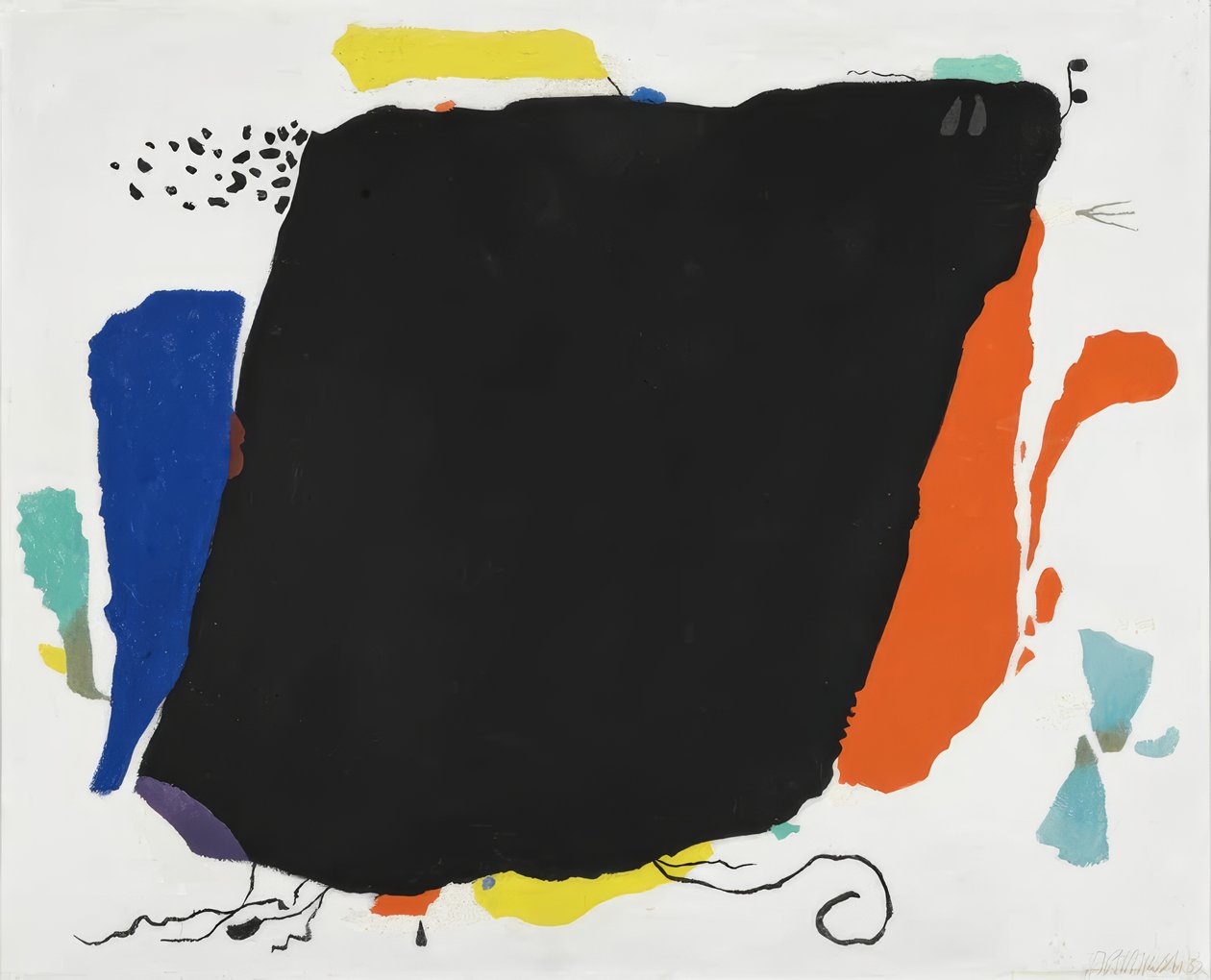 Czarny fantom autorstwa Willi Baumeister