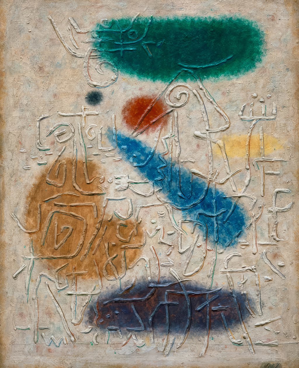 Ściana świątyni autorstwa Willi Baumeister