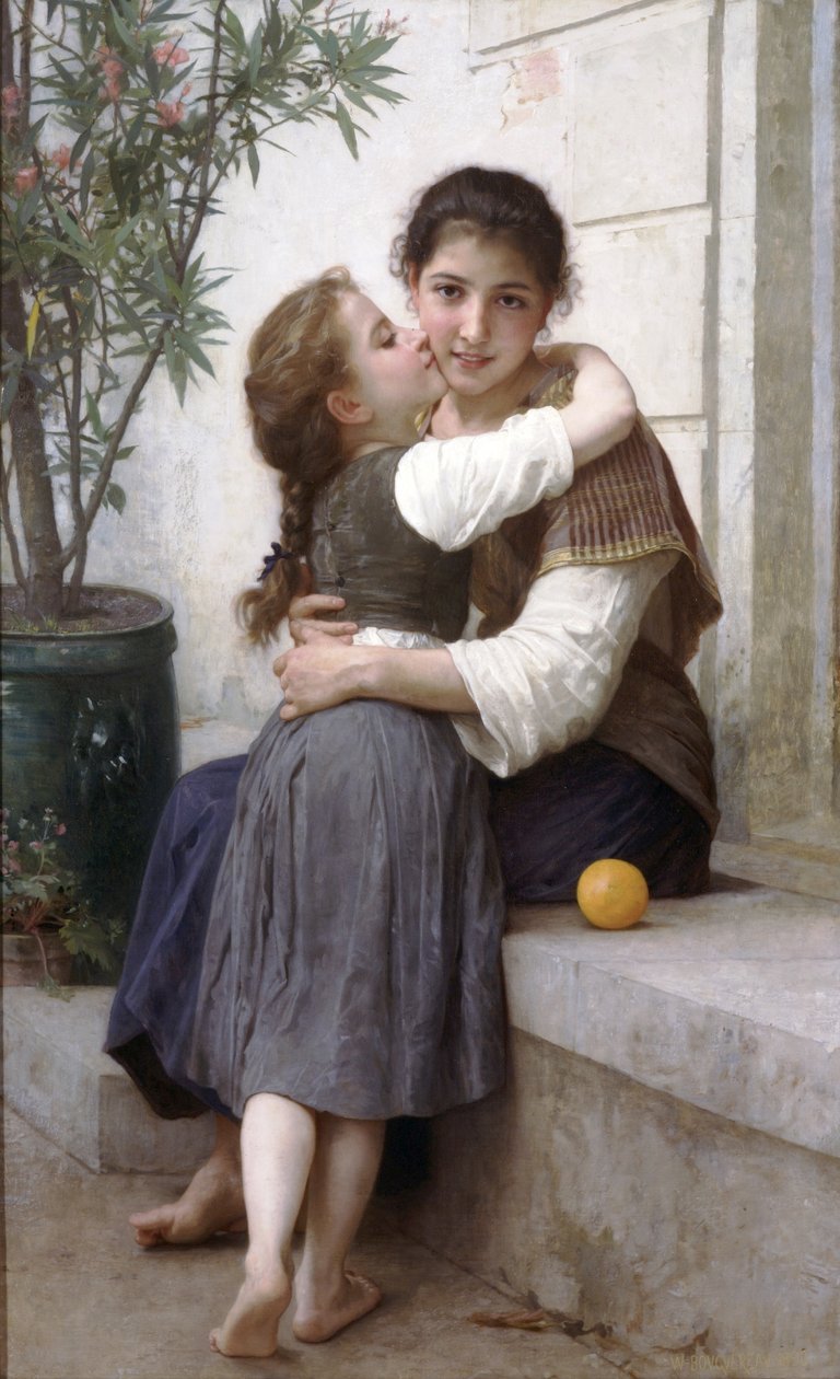 Małe namawianie autorstwa William Adolphe Bouguereau