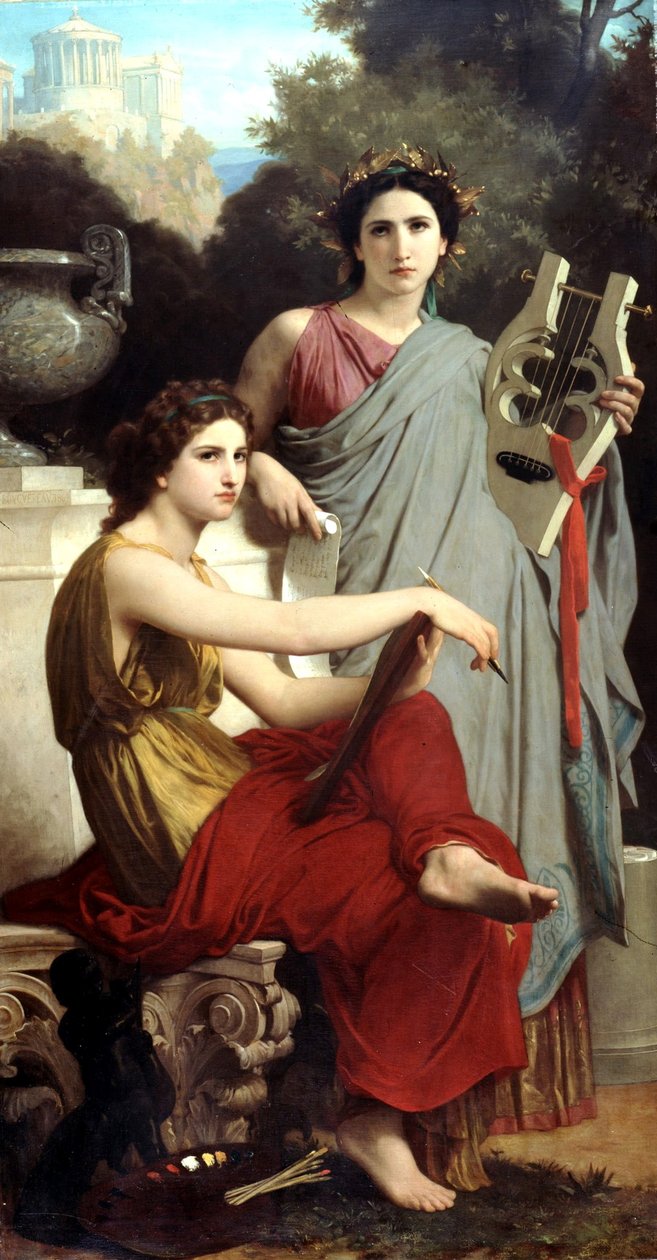 Sztuka i literatura autorstwa William-Adolphe Bouguereau