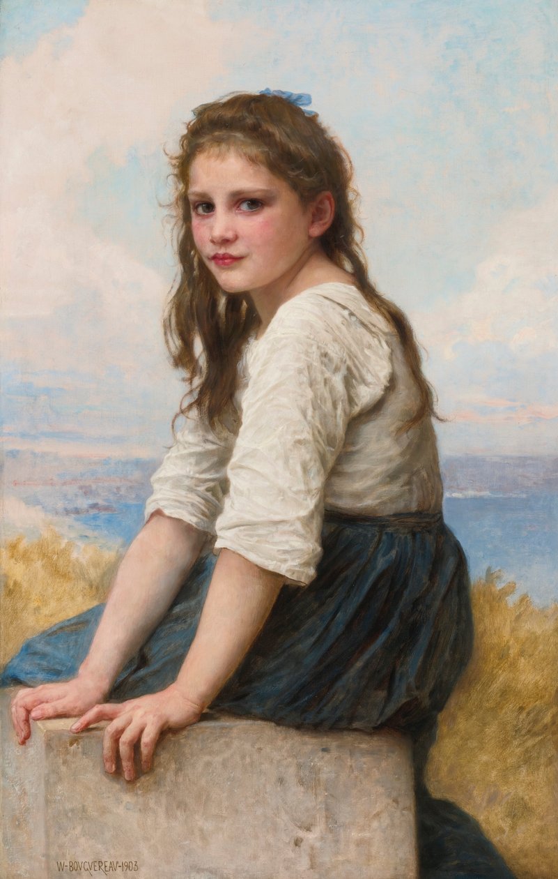 Na wybrzeżu autorstwa William Adolphe Bouguereau