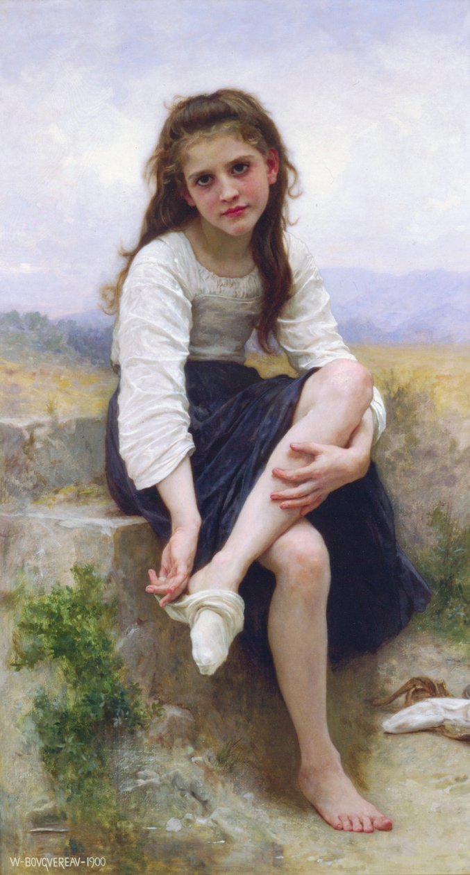 Przed kąpielą autorstwa William Adolphe Bouguereau