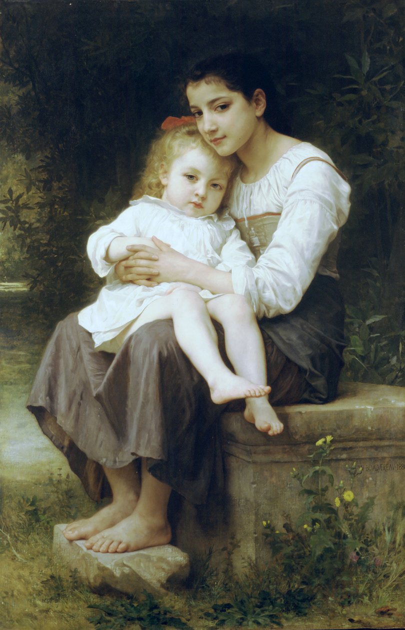 Big Sis autorstwa William Adolphe Bouguereau