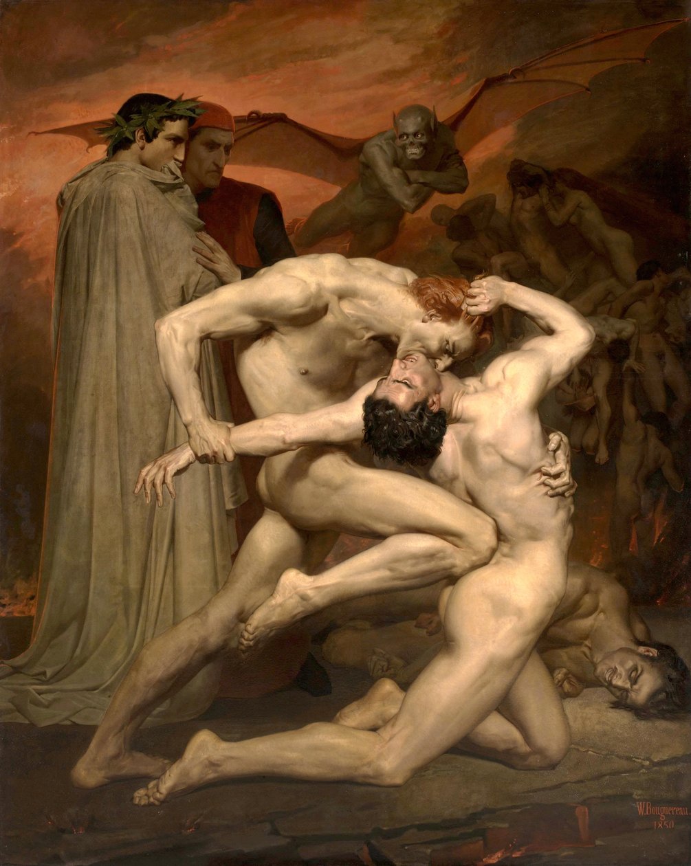 Dante i Virgile autorstwa William Adolphe Bouguereau