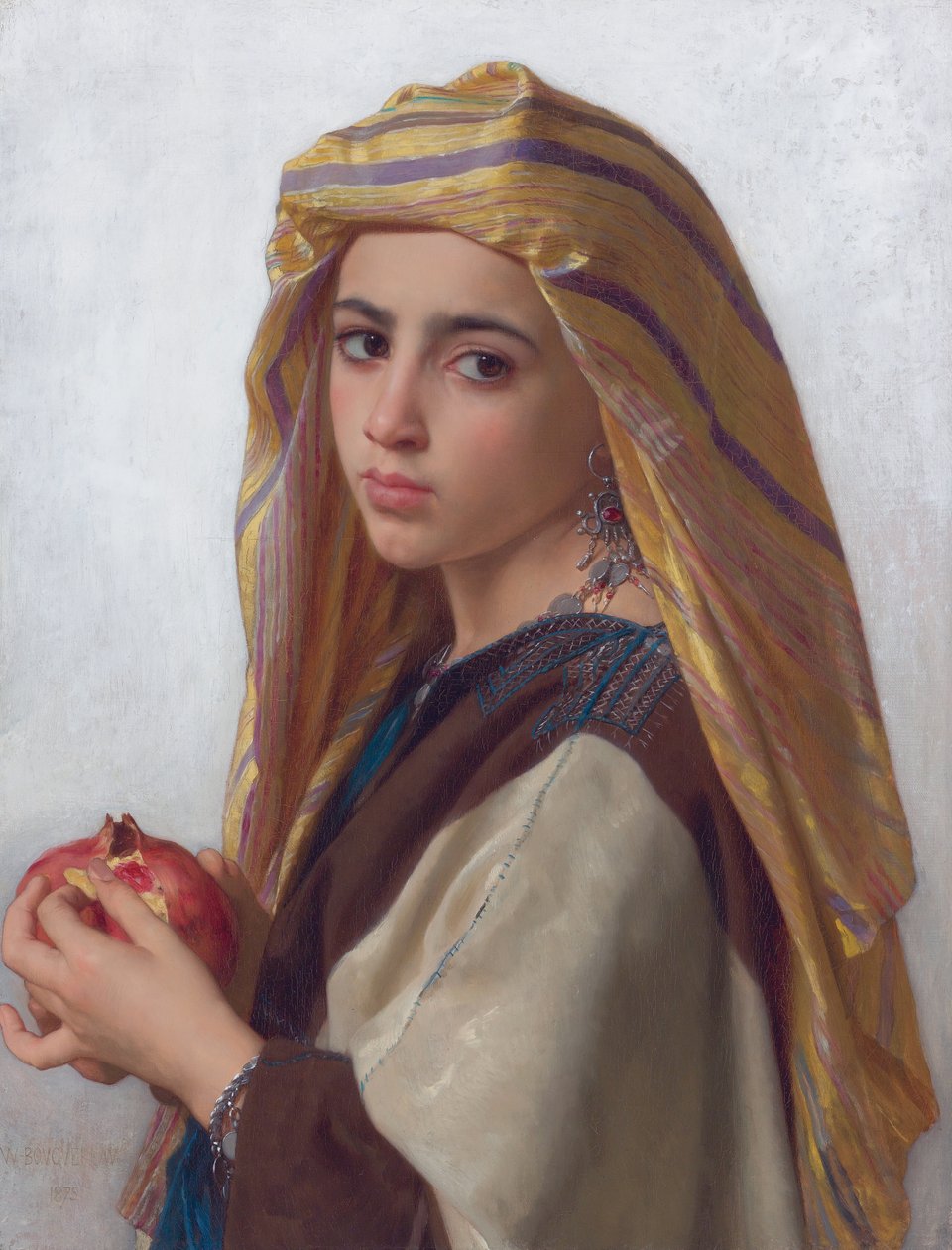 Dziewczyna z granatem autorstwa William Adolphe Bouguereau
